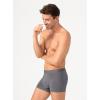 imageDAVID ARCHY Mens Trunks Underwear Cotton Modal Soft Breathable No Ride Up Pouch Underwear 34 or 6 PackHeather Dark DrayHeather Moonlight BlueHeather Olive Green3 Packe