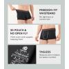 imageDAVID ARCHY Mens Trunks Underwear Soft Breathable Rayon Made from Bamboo for Men No Fly Pouch 4PackBlack