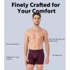 imageDAVID ARCHY Mens Underwear Boxer Briefs Breathable Soft MoistureWicking with Fly Underwear for Men MultipackC4  55  BlackGray BlueVioletPurple  4 Pack
