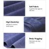 imageDAVID ARCHY Mens Underwear Boxer Briefs Breathable Soft MoistureWicking with Fly Underwear for Men MultipackF4 short Leg 35 Dark GreenDark BlueDark PurpleDark Gray