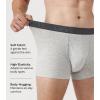 imageDAVID ARCHY Mens Underwear Boxer Briefs Breathable Soft MoistureWicking with Fly Underwear for Men MultipackF6 short Leg 35 Multicolor
