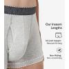 imageDAVID ARCHY Mens Underwear Boxer Briefs Breathable Soft MoistureWicking with Fly Underwear for Men MultipackF6 short Leg 35 Multicolor