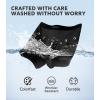 imageDAVID ARCHY Mens Underwear Boxer Briefs Cotton Comfortbale Soft Breathable with Fly Underwear for Men 6 PackA1 black  in 4 Pack