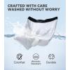 imageDAVID ARCHY Mens Underwear Boxer Briefs Cotton Comfortbale Soft Breathable with Fly Underwear for Men 6 PackB1 white  in 6 Pack