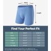 imageDAVID ARCHY Mens Underwear Boxer Briefs UltraSoft Micro Modal Breathable Comfortable with Fly Boxer Briefs for Men 3 PackBlueGreenYellow 65 With Fly