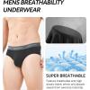 imageDAVID ARCHY Mens Underwear Briefs Rayon Made from Bamboo WickingMoisture Support Pouch Soft Underwear for Men 4 or 7 PackBlackDark GrayGreenGray4 Pack