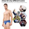 imageDAVID ARCHY Mens Underwear Briefs Rayon Made from Bamboo WickingMoisture Support Pouch Soft Underwear for Men 4 or 7 PackBlueYellow BrownCardamom GreenRed