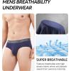imageDAVID ARCHY Mens Underwear Briefs Rayon Made from Bamboo WickingMoisture Support Pouch Soft Underwear for Men 4 or 7 PackDark BlueGreenBlackPurple