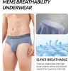 imageDAVID ARCHY Mens Underwear Briefs Rayon Made from Bamboo WickingMoisture Support Pouch Soft Underwear for Men 4 or 7 PackGrey BlueDark BlueOlive GreenBlackDark GreyDeep Grape PurpleGrey Purple