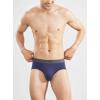 imageDAVID ARCHY Mens Underwear Briefs Rayon Made from Bamboo WickingMoisture Support Pouch Soft Underwear for Men 4 or 7 PackNavy BlueBlackDark Grayno Fly6 Pack