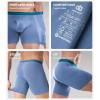 imageDAVID ARCHY Mens Underwear Moisture Wicking Breathable Rayon Made From Bamboo Seamless Underwear with Support Pouch 4 PackGray BlueBlackDark GrayGray Purple With Fly