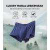 imageDAVID ARCHY Mens Underwear Ultra Soft Modal Support Pouch Trunks Moisture Wicking Boxer Briefs for Men MultipackAssorted Colors35 No Fly
