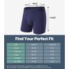 imageDAVID ARCHY Mens Underwear Ultra Soft Modal Support Pouch Trunks Moisture Wicking Boxer Briefs for Men MultipackBlackGrayNavy Blue 65 With Fly