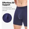 imageDAVID ARCHY Mens Underwear Ultra Soft Modal Support Pouch Trunks Moisture Wicking Boxer Briefs for Men MultipackBlackGrayNavy Blue 65 With Fly
