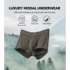 imageDAVID ARCHY Mens Underwear Ultra Soft Modal Support Pouch Trunks Moisture Wicking Boxer Briefs for Men MultipackMulticolor35 No Fly