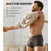imageDAVID ARCHY Mens Underwear Ultra Soft Modal Support Pouch Trunks Moisture Wicking Boxer Briefs for Men MultipackMulticolor35 No Fly