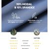 imageDAVID ARCHY Mens Underwear Ultra Soft Modal Support Pouch Trunks Moisture Wicking Boxer Briefs for Men MultipackSeven Colors35 No Fly