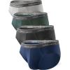 Black/Navy Blue/Olive Green/Heather Gray-4 Pack