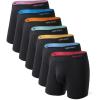 Black - 6.5'' in 7 Pack