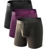 Black/Olive Green/Wine Purple- 6.5'' With Fly