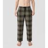 imageDAVID ARCHY Mens Flannel Pajama Pants Soft Plaid Cotton Pajama Pants with Pockets Lightweight 2PackOlive Green Plaid Navy White Plaid