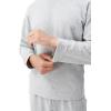imageDAVID ARCHY Pajamas for Men Warm Pajamas Set Soft Cotton Men Sleepwear Winter Long Sleeve Top ampamp Bottoms PJsGrey