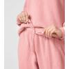 imageDAVID ARCHY Fleece Pajamas for Women Warm Fuzzy Winter Cozy Soft Comfy Long Sleeve 2 Peices Pj Sets Sleepwear LoungewearRoundpink