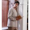 imageDAVID ARCHY Mens Pajamas Set Soft Cotton Long Sleeve Sleepwear Comfy Loungewear Pjs with PocketsHeather Dark Coffee
