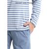 imageDAVID ARCHY Mens Pajamas Set Soft Cotton Long Sleeve Sleepwear Comfy Loungewear Pjs with PocketsHeather Navy Blue