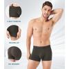 imageDAVID ARCHY Mens Trunks Underwear Modal Support Pouch with Fly Ultra Soft Breathable Mens Underwear 4 PackDark GreyDark BlueOlive GreenBlack