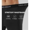 imageDAVID ARCHY Mens Underwear Boxer Shorts Rayon Made From Bamboo Breathable Boxers for Men with Soft Stretch Waistband 4 PackBlack