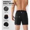 imageDAVID ARCHY Mens Underwear Boxer Shorts Rayon Made From Bamboo Breathable Boxers for Men with Soft Stretch Waistband 4 PackBlack