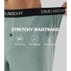 imageDAVID ARCHY Mens Underwear Boxer Shorts Rayon Made From Bamboo Breathable Boxers for Men with Soft Stretch Waistband 4 PackBlackDark GrayBlue SurfWild Dove