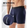 imageDAVID ARCHY Ultra Soft Modal Boxer Briefs with Supportive Pouch4Way Stretch ampamp Breathable Underwear For MenBlackDark BlueDark GreyOlive Green
