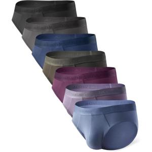 imageDAVID ARCHY Mens Briefs Modal No Fly Underwear Support Pouch Soft Comfort Briefs for Men 4 PackMulticolored