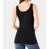 imageDAVID ARCHY Camisole Tops for Women Bamboo Rayon Soft Breathable Womens Undershirts 3 Pack Layering Lounge SleepwearBlack
