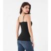 imageDAVID ARCHY Camisole Tops for Women Bamboo Rayon Soft Breathable Womens Undershirts 3 Pack Layering Lounge SleepwearBlack