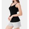 imageDAVID ARCHY Camisole Tops for Women Bamboo Rayon Soft Breathable Womens Undershirts 3 Pack Layering Lounge SleepwearBlackHeather Light GrayHeather Dark Gray