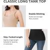 imageDAVID ARCHY Camisole Tops for Women Bamboo Rayon Soft Breathable Womens Undershirts 3 Pack Layering Lounge SleepwearBlackNude