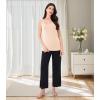 imageDAVID ARCHY Camisole Tops for Women Bamboo Rayon Soft Breathable Womens Undershirts 3 Pack Layering Lounge SleepwearBlackNude