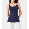 imageDAVID ARCHY Camisole Tops for Women Bamboo Rayon Soft Breathable Womens Undershirts 3 Pack Layering Lounge SleepwearNavy BlueLight PurplePurple Gray