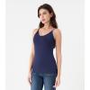 imageDAVID ARCHY Camisole Tops for Women Bamboo Rayon Soft Breathable Womens Undershirts 3 Pack Layering Lounge SleepwearNavy BlueLight PurplePurple Gray