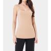 imageDAVID ARCHY Camisole Tops for Women Bamboo Rayon Soft Breathable Womens Undershirts 3 Pack Layering Lounge SleepwearNudeHeather Dark CoffeeHeather Dark Gray