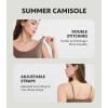 imageDAVID ARCHY Camisole Tops for Women Bamboo Rayon Soft Breathable Womens Undershirts 3 Pack Layering Lounge SleepwearNudeHeather Dark CoffeeHeather Dark Gray