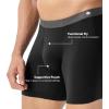 imageDAVID ARCHY Mens Ultra Soft Underwear Micro Modal Breathable Moisture Wicking Seamless Underwear for Men MultipackBlack