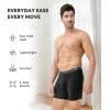imageDAVID ARCHY Mens Ultra Soft Underwear Micro Modal Breathable Moisture Wicking Seamless Underwear for Men MultipackBlack