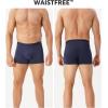 imageDAVID ARCHY Mens Underwear Trunks Modal Support Pouch Ultra Soft Breathable Seamless Underwear for Men 4 PackNavy BlueDark Gray
