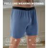imageDAVID ARCHY Ultra Soft Modal Boxers for Men Silky Stretchy Boxer Shorts Breathable Loose Mens Underwear for Sleep 4 PackBlackDark GrayOlive GreenGray Blue