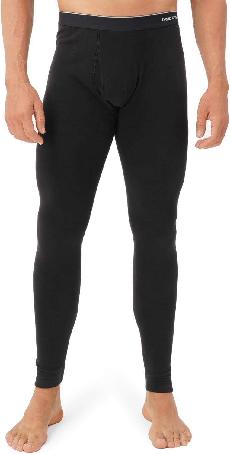 imageDAVID ARCHY Mens Heavyweight Thermal Underwear for Extreme Cold Perfect for Harsh Winter from 10C to 5CB Dark BlueBlack