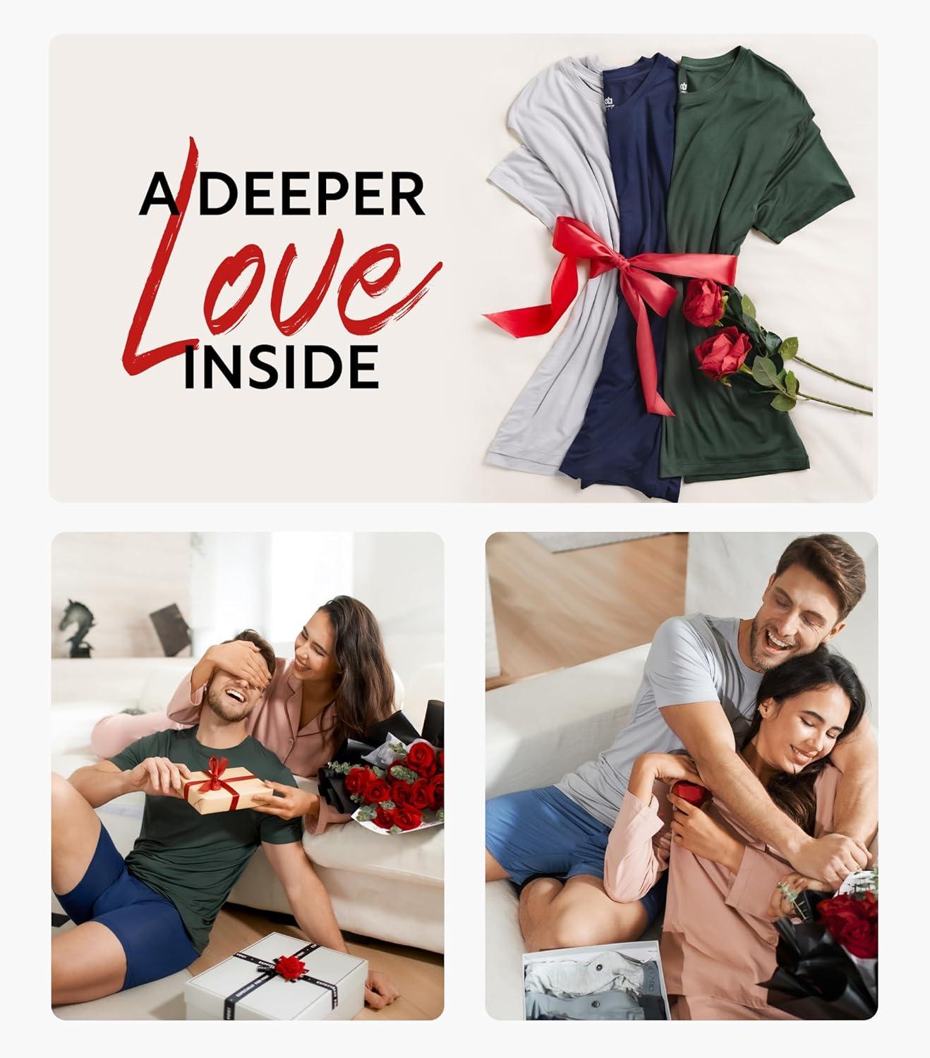 imageDAVID ARCHY Mens Undershirt Bamboo Rayon MoistureWicking VNeck TShirts Stretch Tees for Men 3 or 5 PackVneck  White